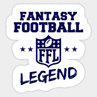 Fantasy Football Legend Sticker